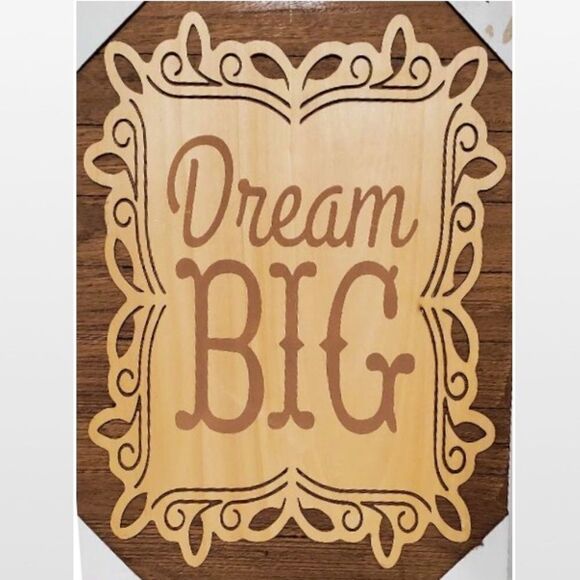 New Motivational Wood 2D Home Décor Sign - Picture 2 of 16